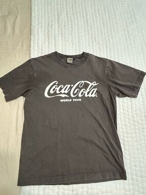 PacSun Black Short Sleeve Coca Cola Logo Tee